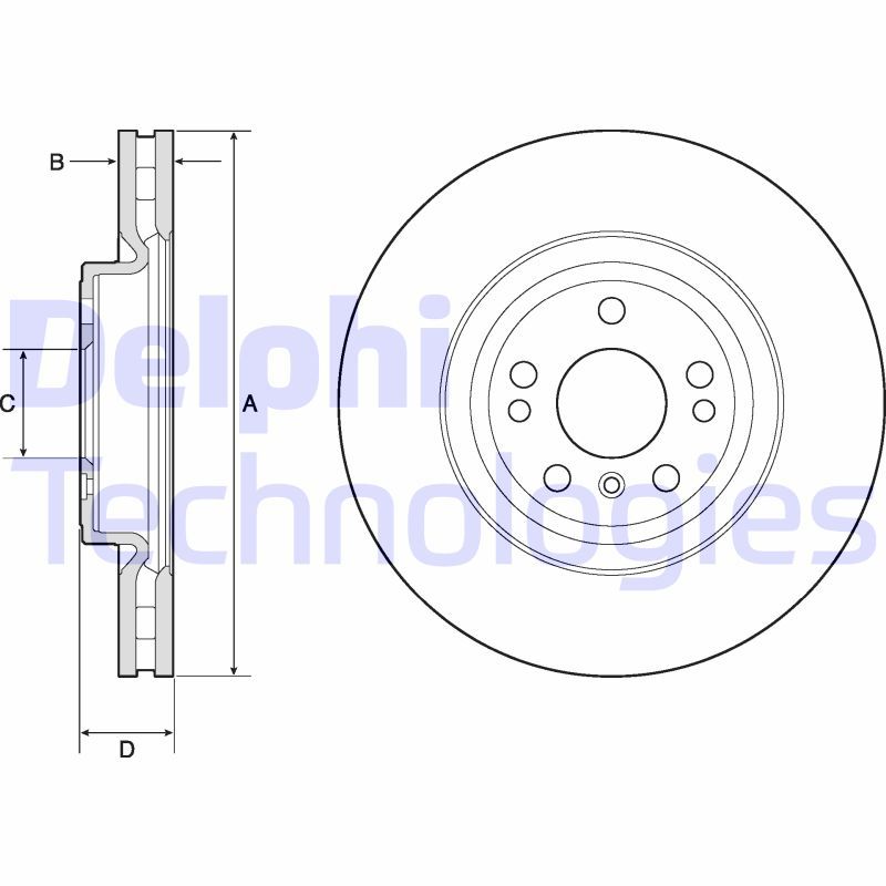 DELPHI Kočioni disk