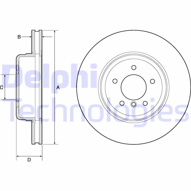 DELPHI Kočioni disk