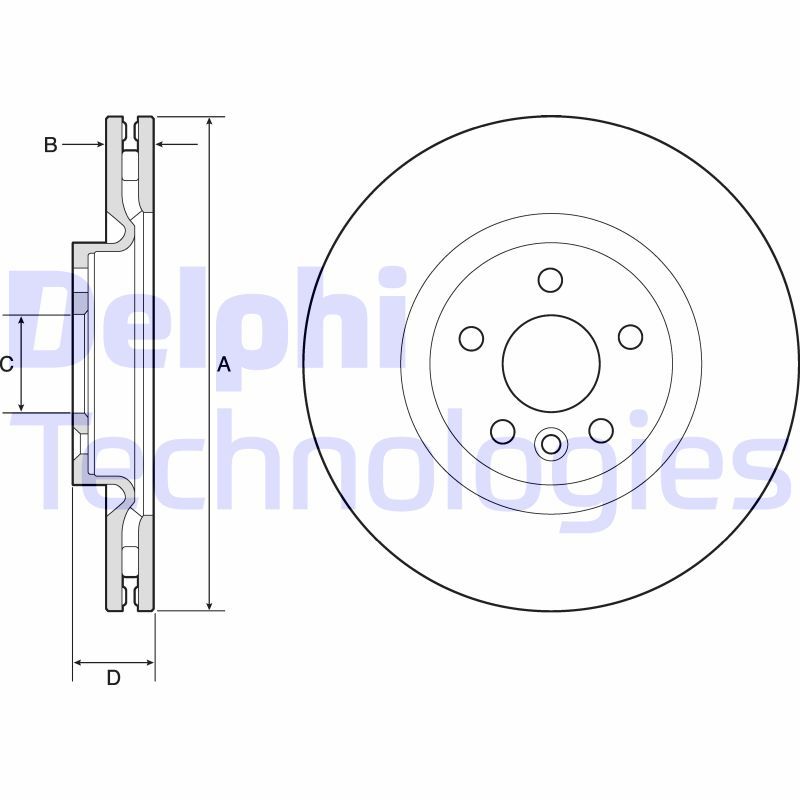 DELPHI Kočioni disk