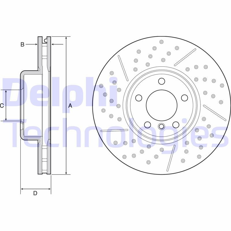 DELPHI Kočioni disk
