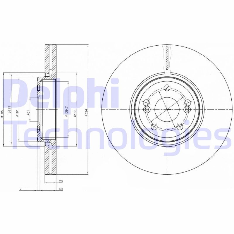 DELPHI Kočioni disk