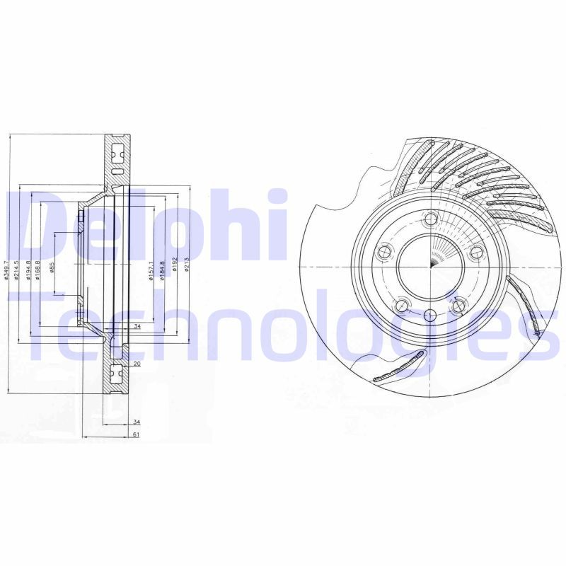 DELPHI Kočioni disk