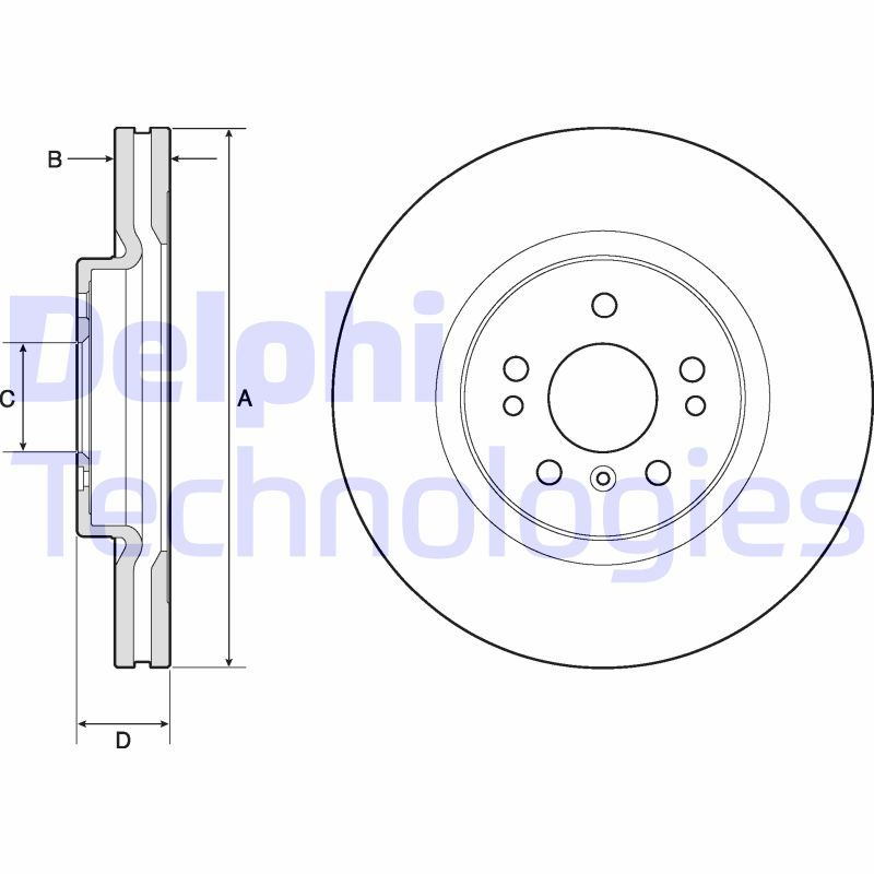 DELPHI Kočioni disk