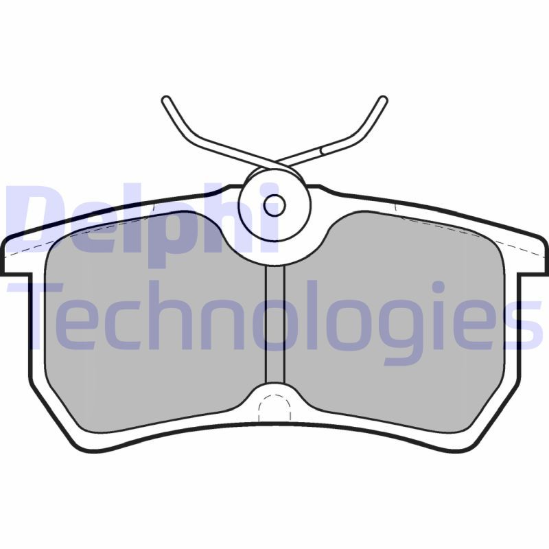 DELPHI Komplet kočionih obloga, disk-kočnica