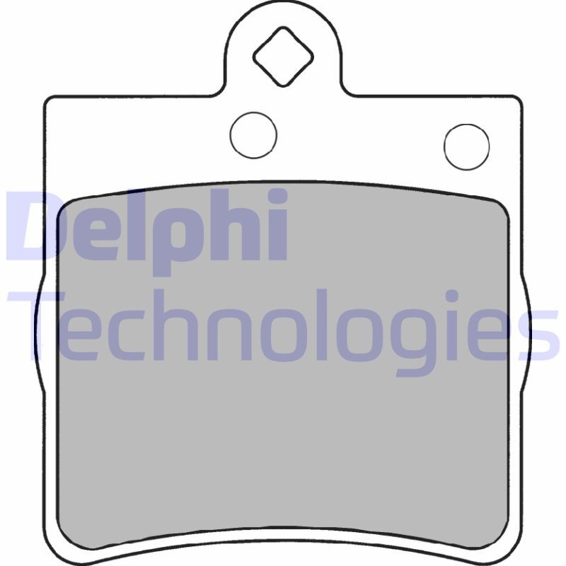 DELPHI Komplet kočionih obloga, disk-kočnica