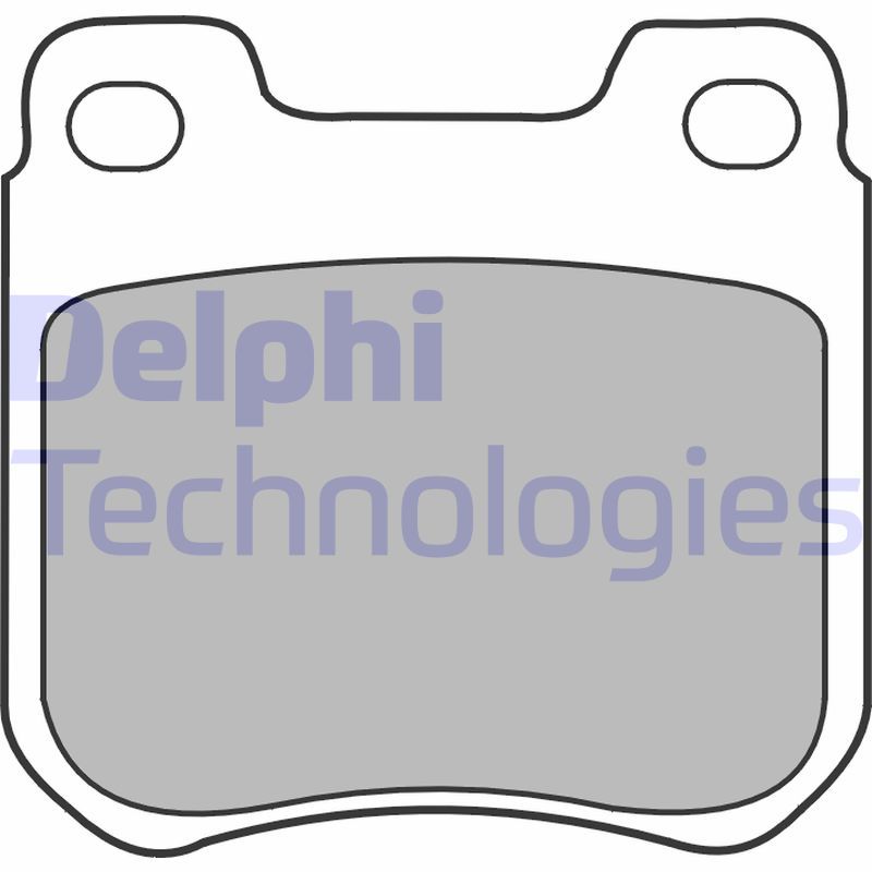 DELPHI Komplet kočionih obloga, disk-kočnica