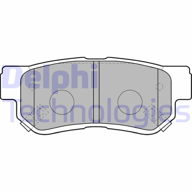 DELPHI Komplet kočionih obloga, disk-kočnica