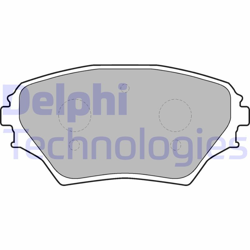 DELPHI Komplet kočionih obloga, disk-kočnica