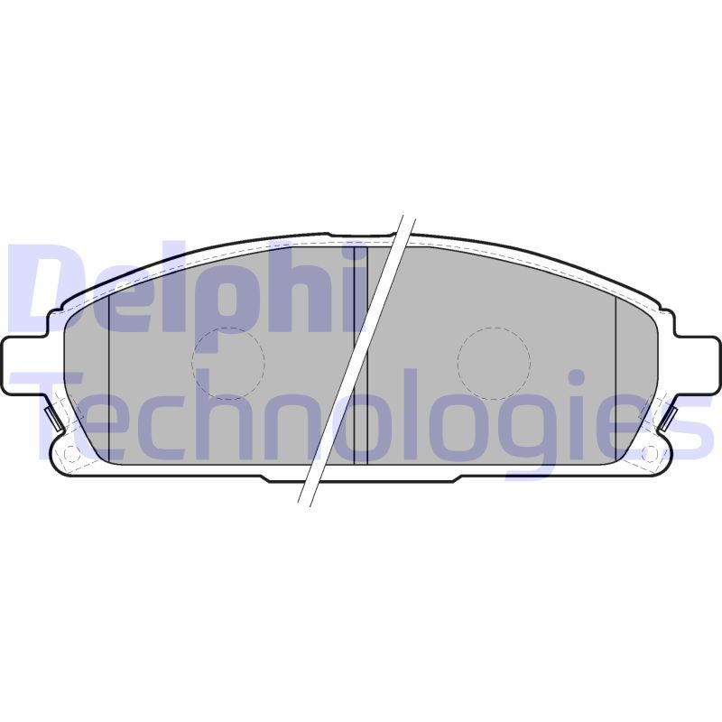 DELPHI Komplet kočionih obloga, disk-kočnica