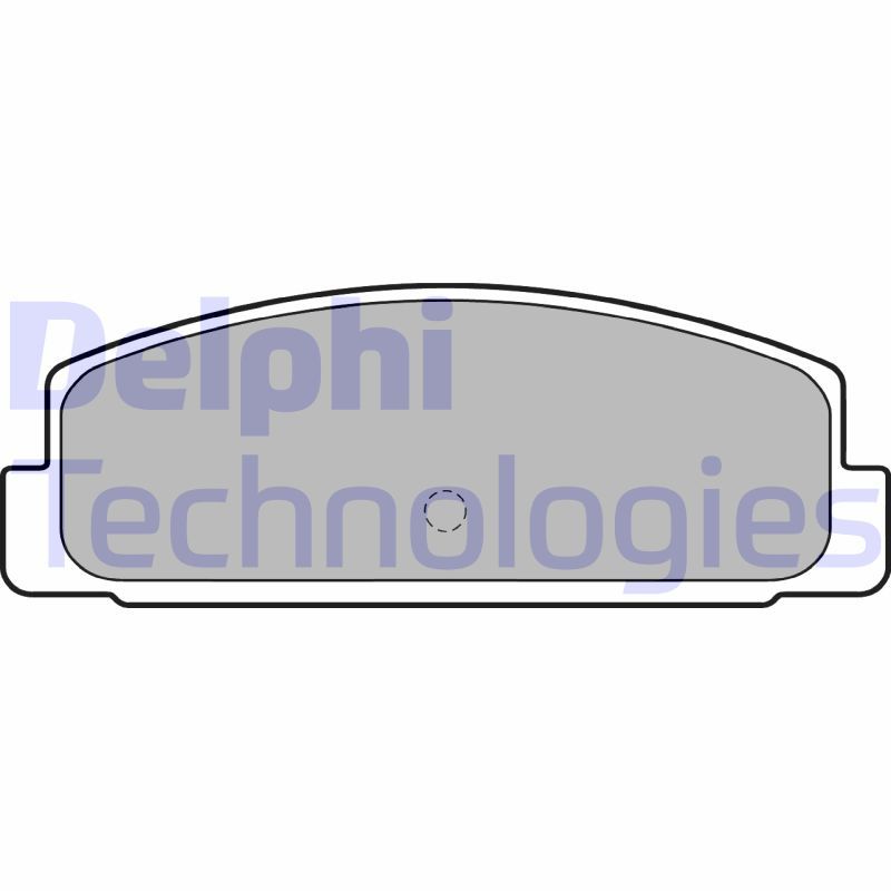 DELPHI Komplet kočionih obloga, disk-kočnica