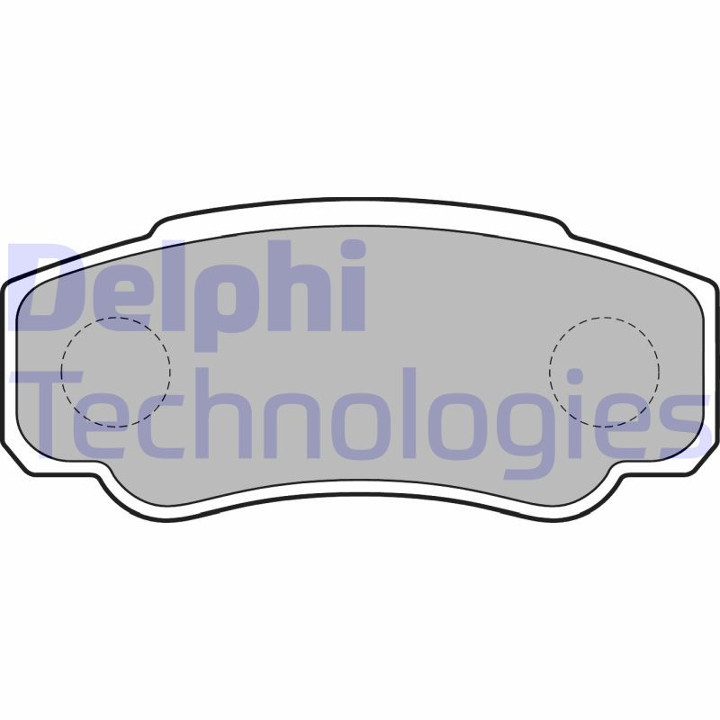 DELPHI Komplet kočionih obloga, disk-kočnica