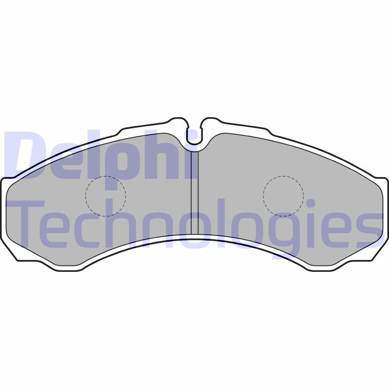 DELPHI Komplet kočionih obloga, disk-kočnica