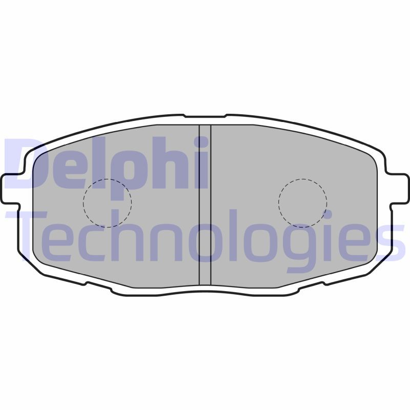 DELPHI Komplet kočionih obloga, disk-kočnica