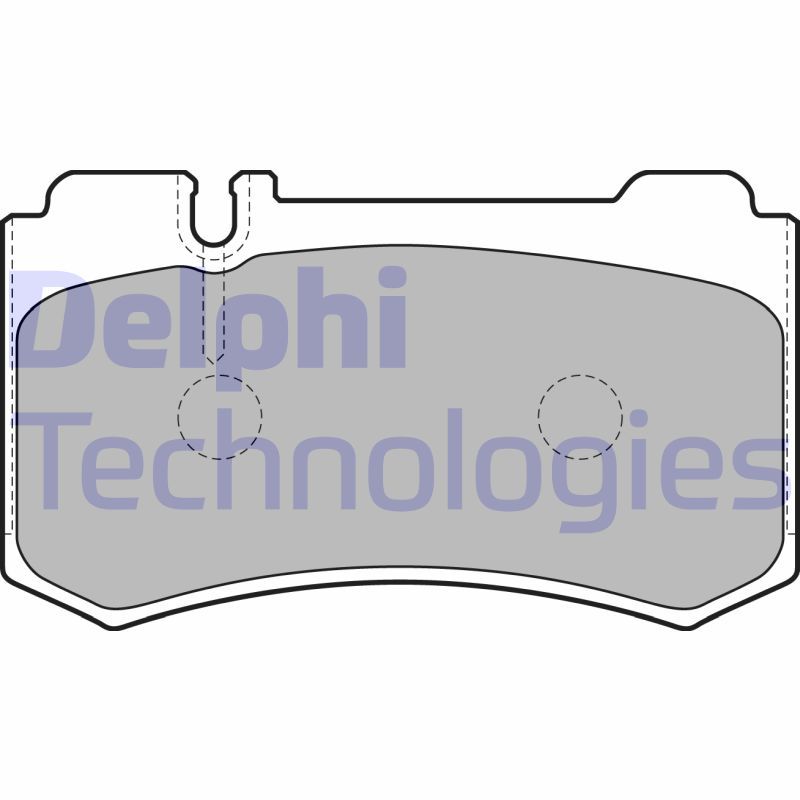 DELPHI Komplet kočionih obloga, disk-kočnica
