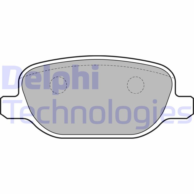 DELPHI Komplet kočionih obloga, disk-kočnica