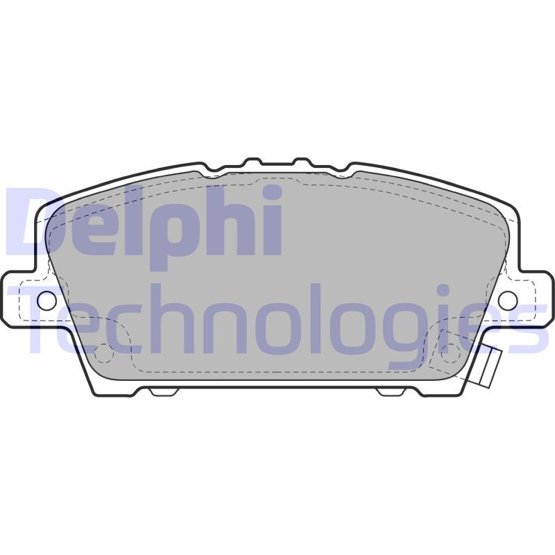 DELPHI Komplet kočionih obloga, disk-kočnica