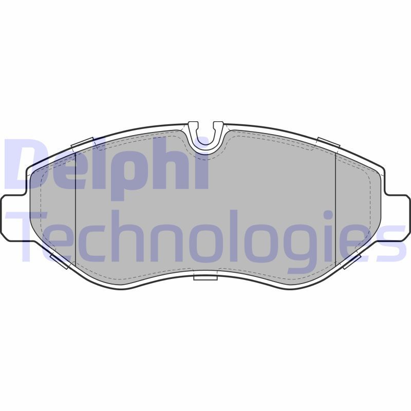 DELPHI Komplet kočionih obloga, disk-kočnica