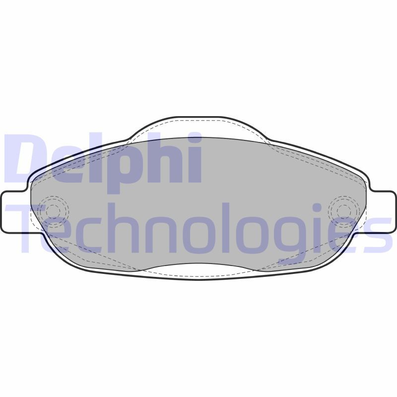 DELPHI Komplet kočionih obloga, disk-kočnica