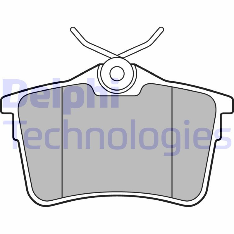 DELPHI Komplet kočionih obloga, disk-kočnica