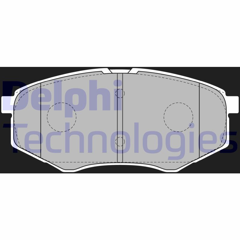 DELPHI Komplet kočionih obloga, disk-kočnica