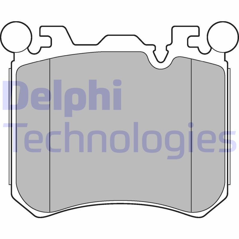 DELPHI Komplet kočionih obloga, disk-kočnica