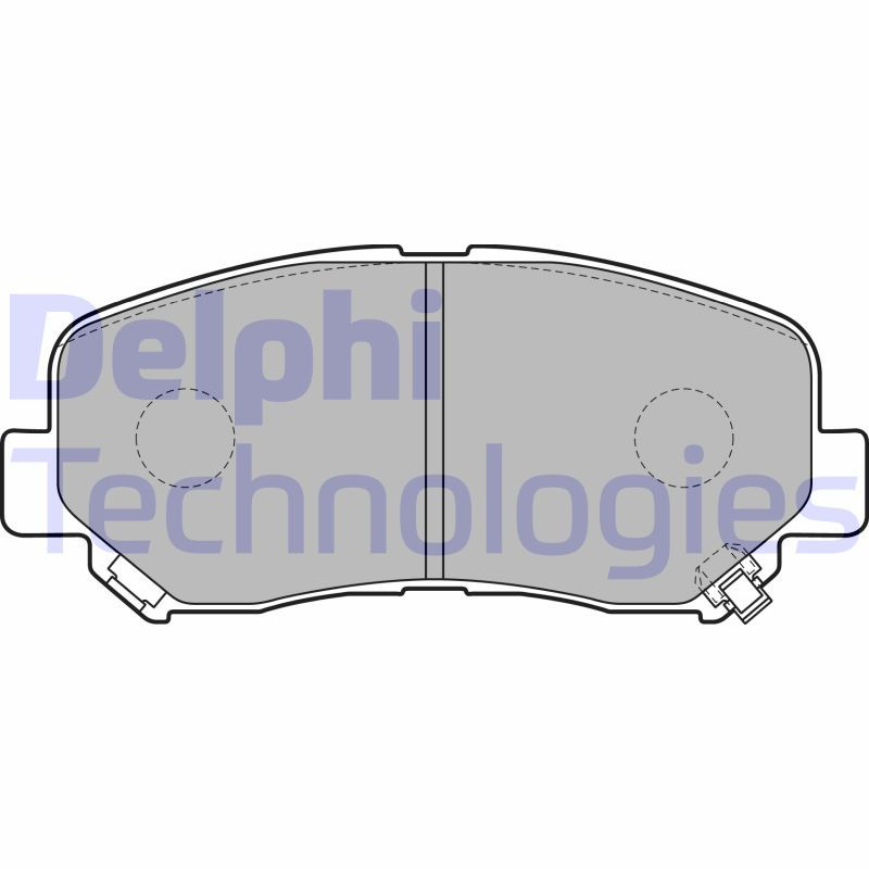 DELPHI Komplet kočionih obloga, disk-kočnica