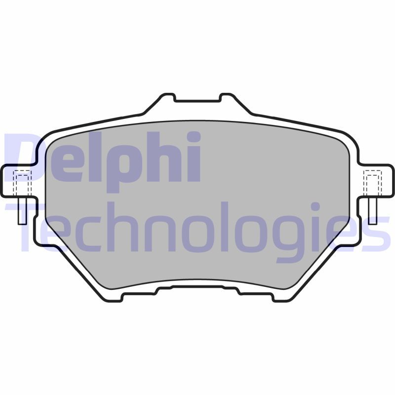 DELPHI Komplet kočionih obloga, disk-kočnica