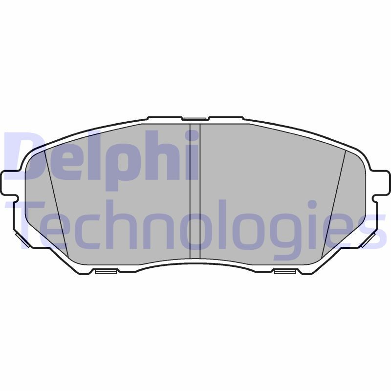 DELPHI Komplet kočionih obloga, disk-kočnica