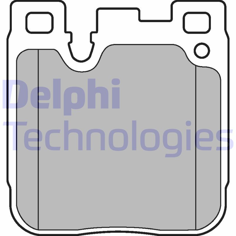 DELPHI Komplet kočionih obloga, disk-kočnica