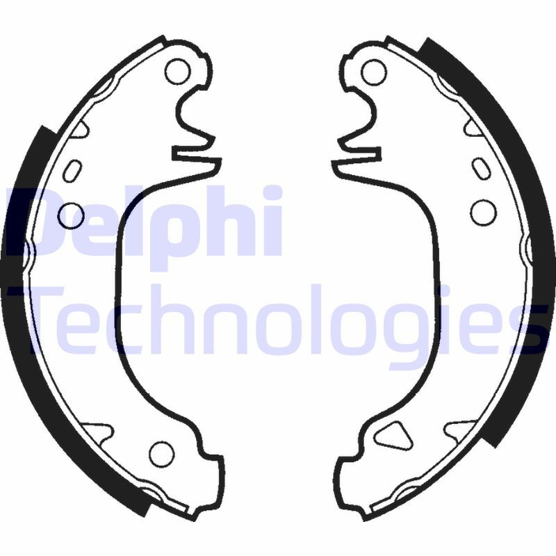 Delphi Komplet kočionih papuča