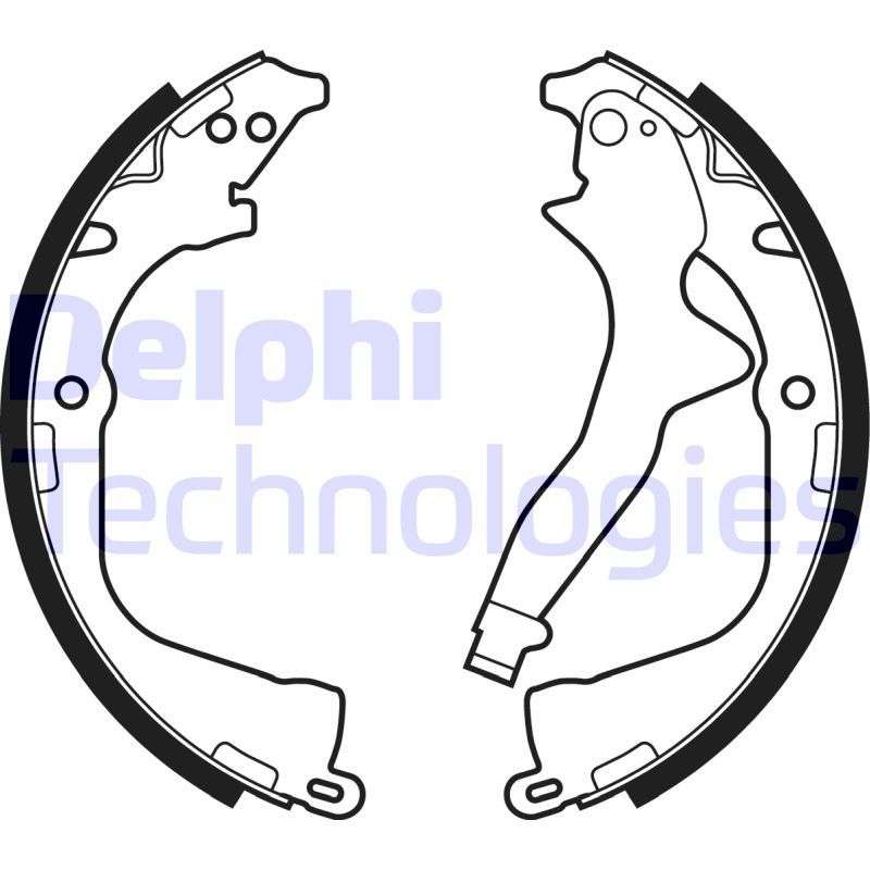 DELPHI Kočione obloge - pakne