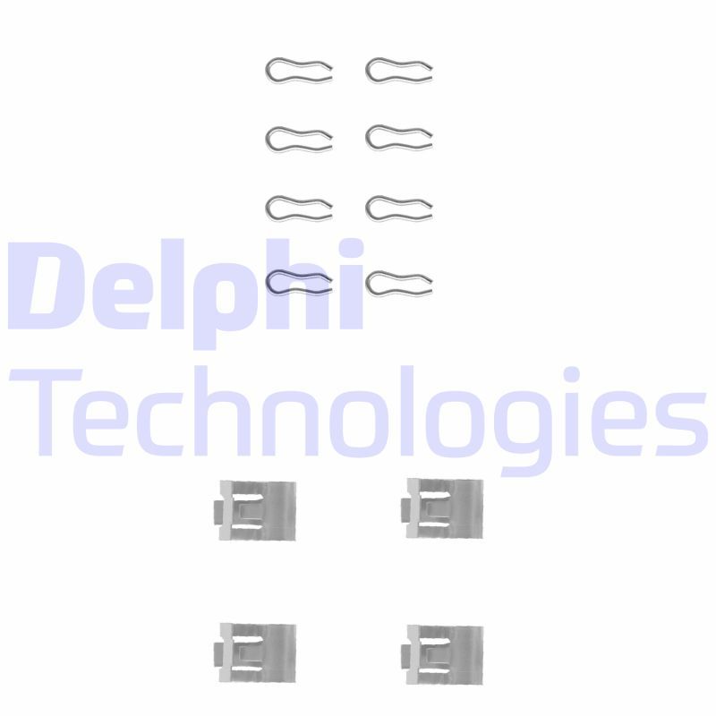 DELPHI Komplet dodatne opreme, obloga disk-kočnice