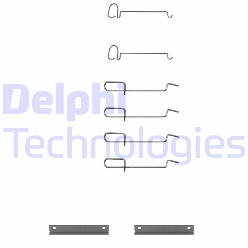 DELPHI Komplet dodatne opreme, obloga disk-kočnice