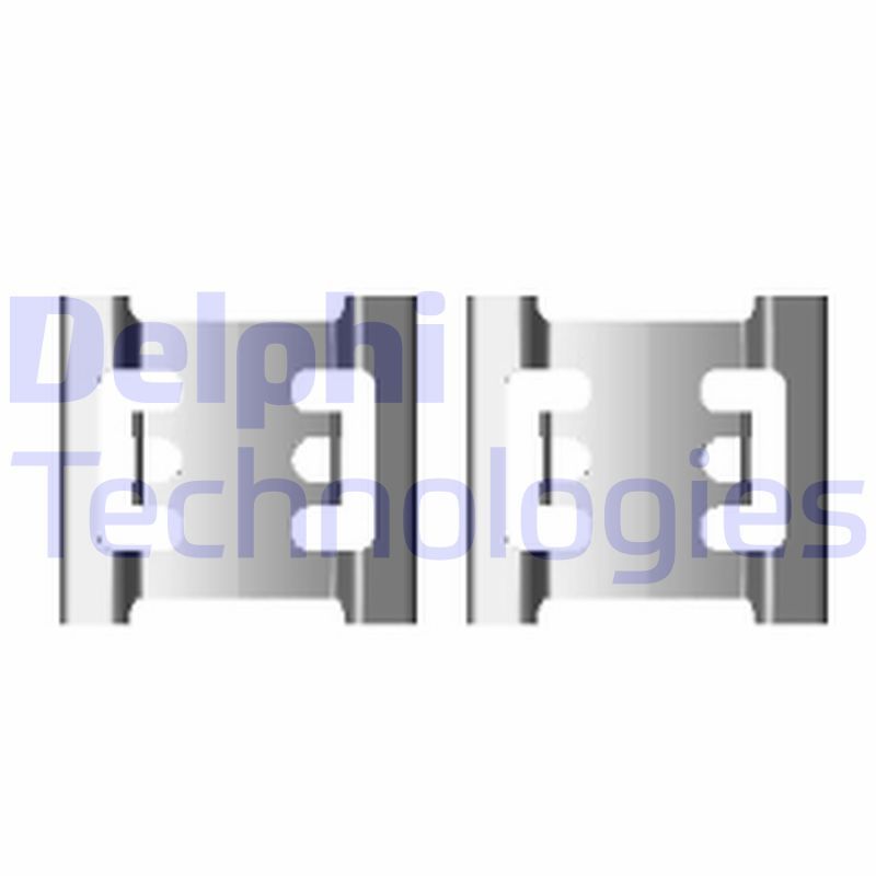 DELPHI Komplet dodatne opreme, obloga disk-kočnice