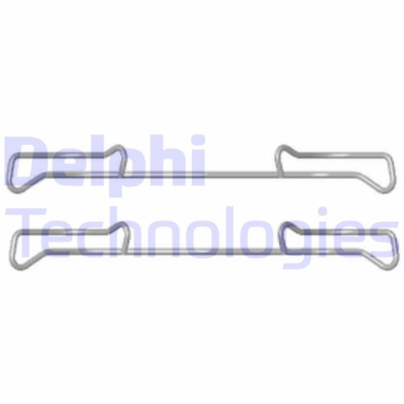 DELPHI Komplet dodatne opreme, obloga disk-kočnice