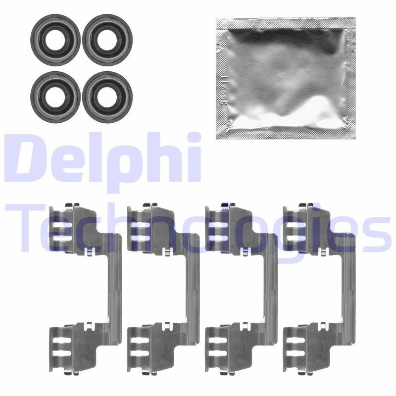DELPHI Komplet dodatne opreme, obloga disk-kočnice