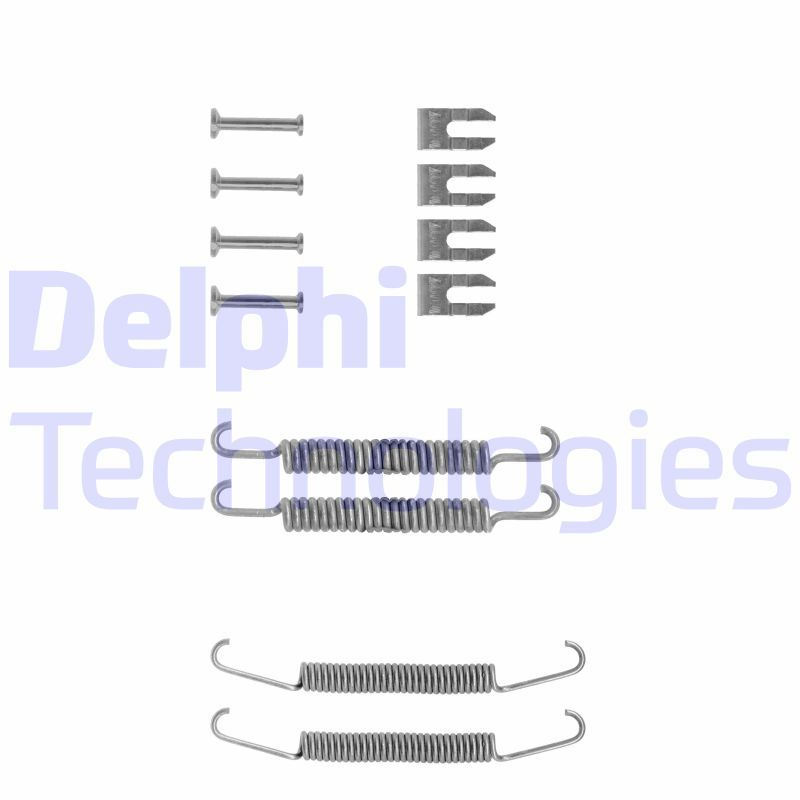 DELPHI Komplet dodatne opreme, kočione papuče