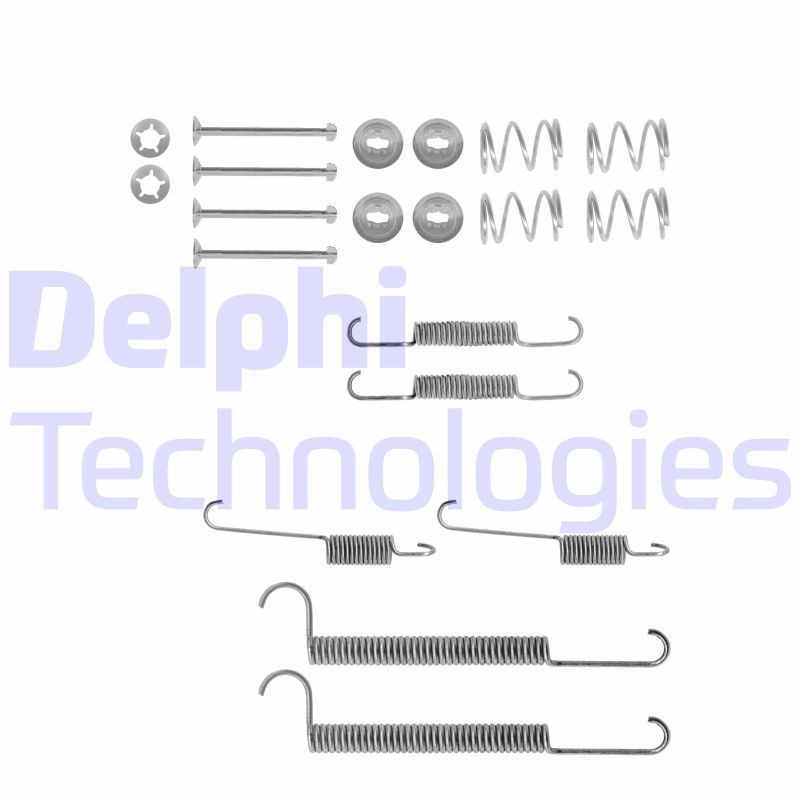 DELPHI Komplet dodatne opreme, kočione papuče