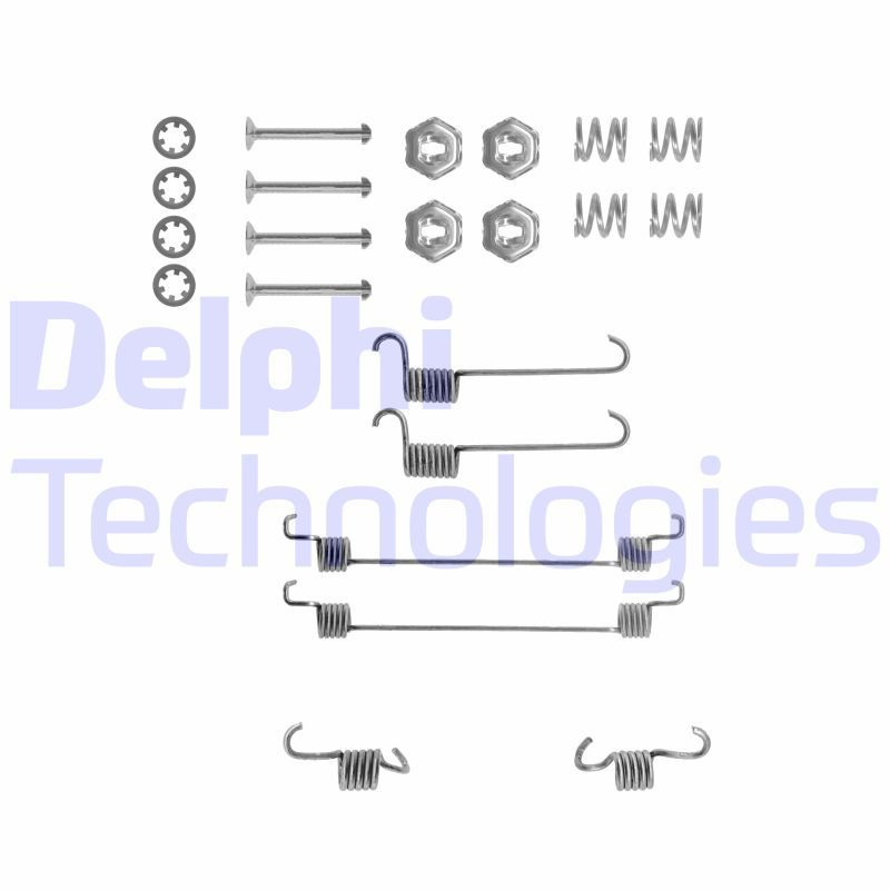 DELPHI Komplet dodatne opreme, kočione papuče