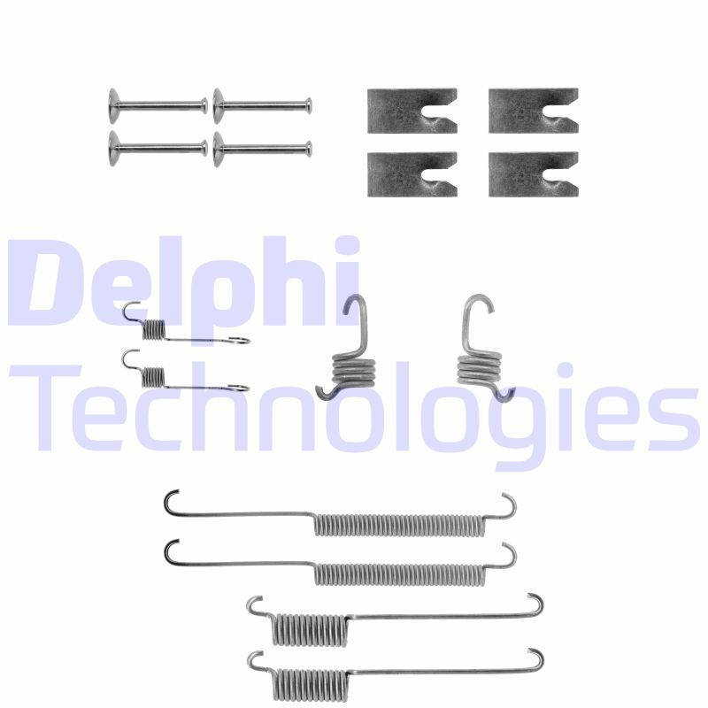 DELPHI Komplet dodatne opreme, kočione papuče
