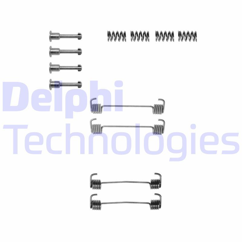 DELPHI Komplet dodatne opreme, papuče parkirne kočnice