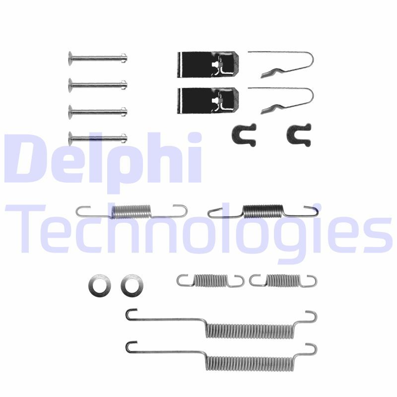 DELPHI Komplet dodatne opreme, kočione papuče