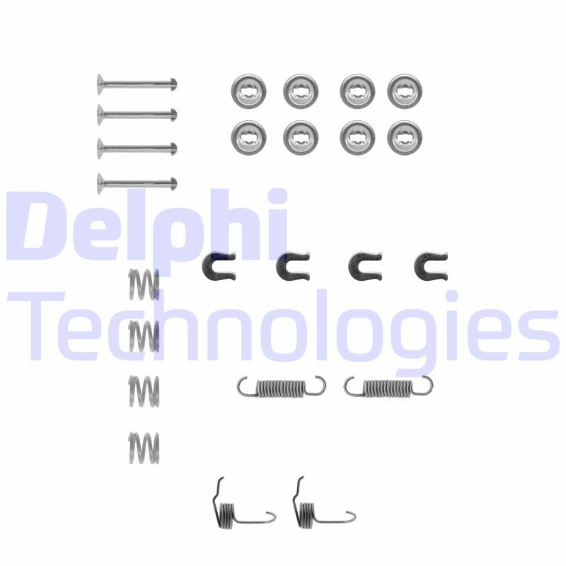 DELPHI Komplet pribora, kočne čeljusti