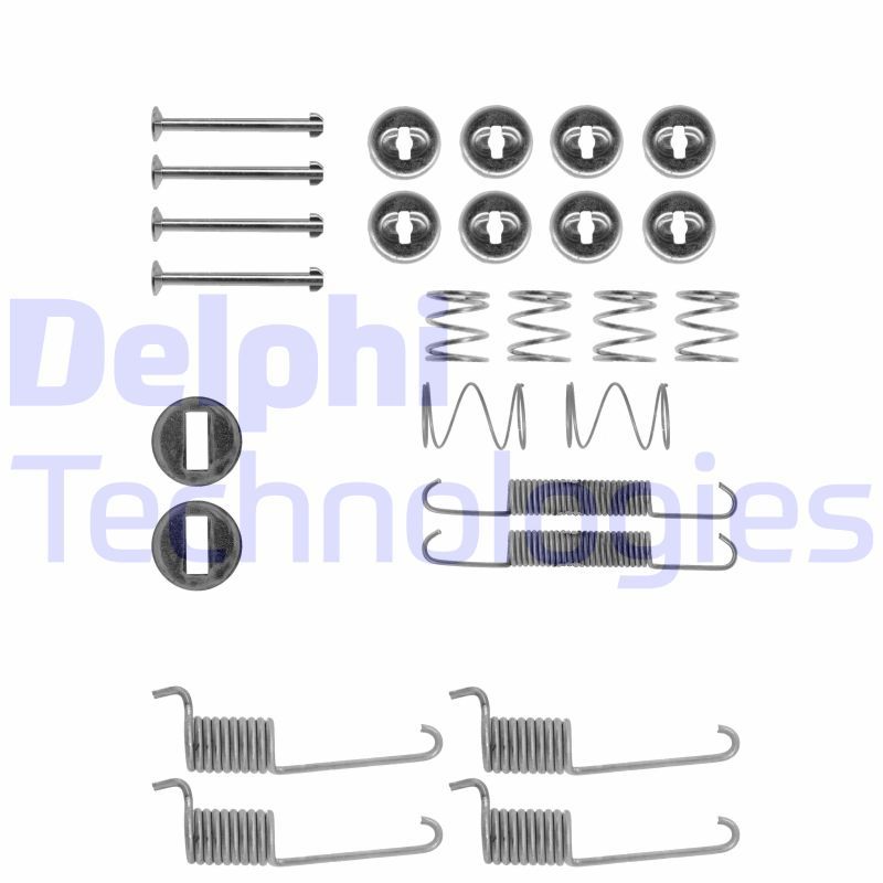 DELPHI Komplet dodatne opreme, kočione papuče