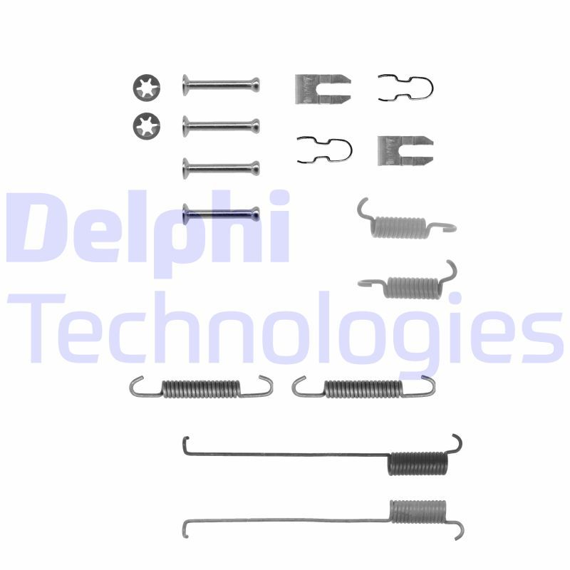 DELPHI Komplet dodatne opreme, kočione papuče