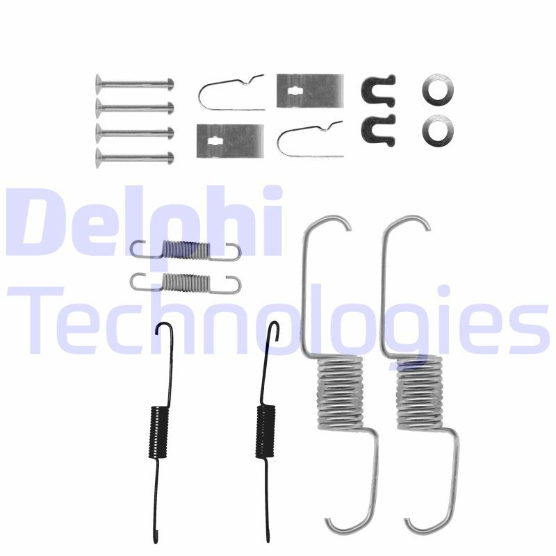 DELPHI Komplet dodatne opreme, kočione papuče