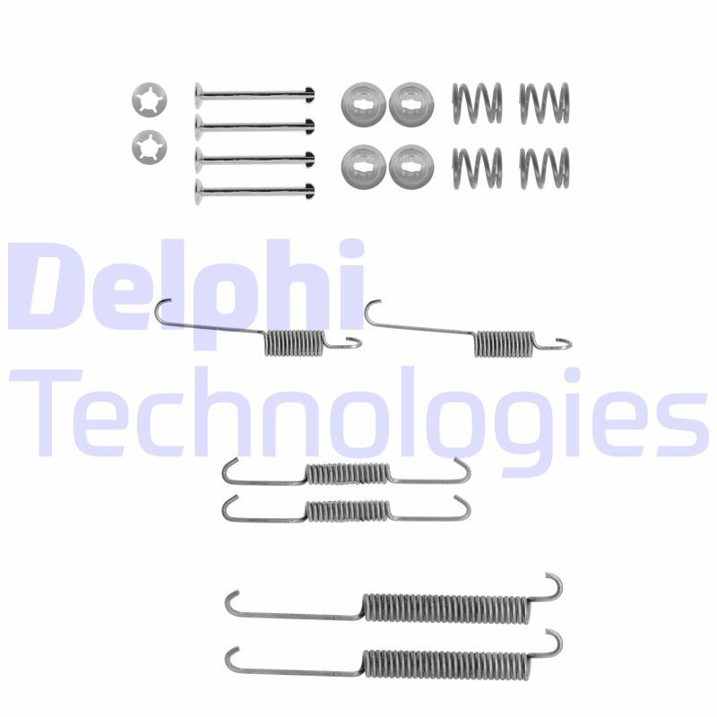 DELPHI Komplet dodatne opreme, kočione papuče