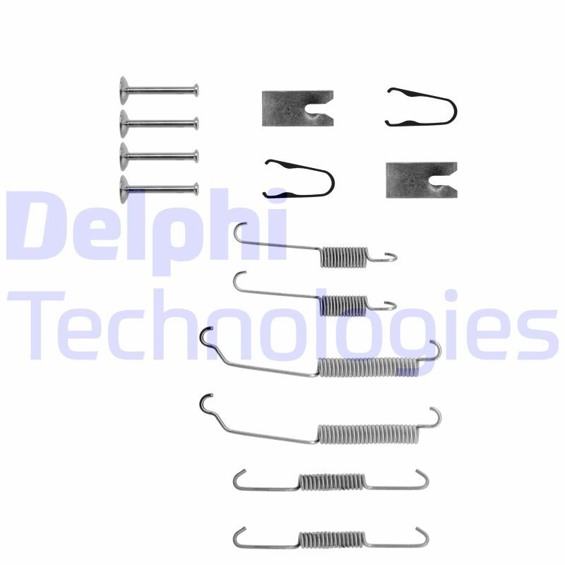 DELPHI Komplet dodatne opreme, kočione papuče