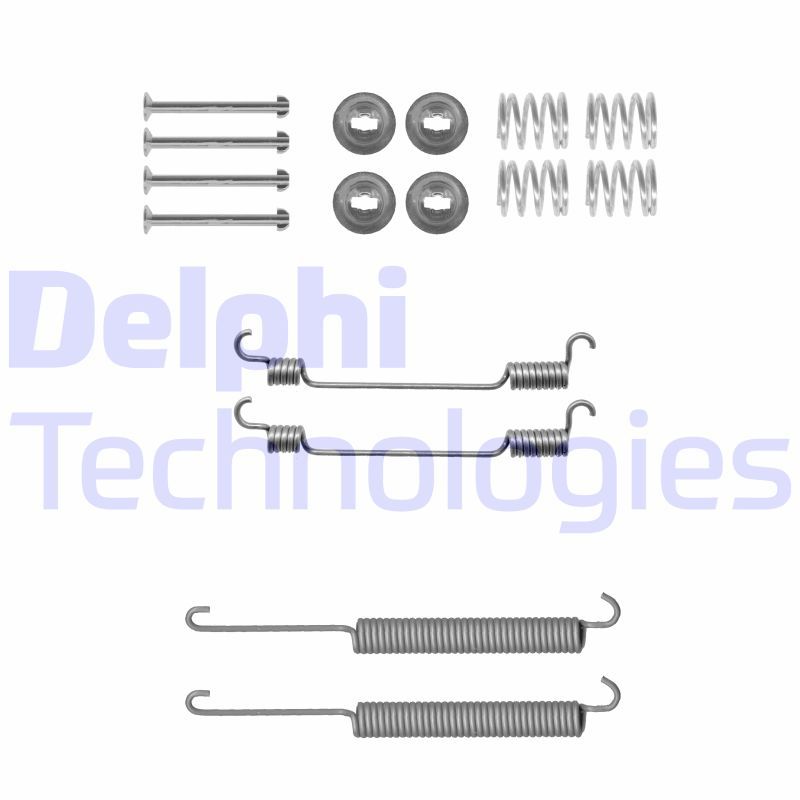 DELPHI Komplet dodatne opreme, kočione papuče