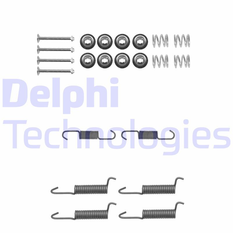 DELPHI Komplet dodatne opreme, papuče parkirne kočnice